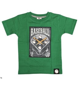 Mish Green Baseball Square Infant Tee
