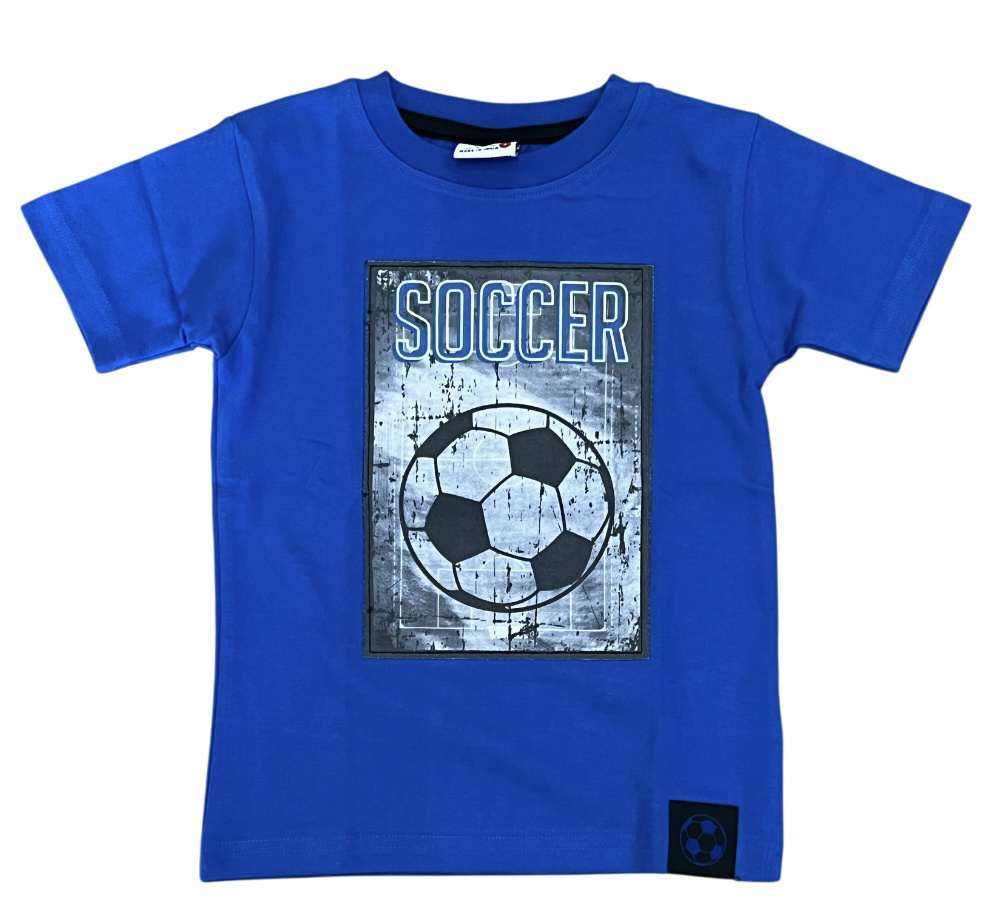 Mish Cobalt Soccer Square Infant Tee