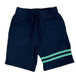 Mish Navy/Green Taping Trim Infant Shorts