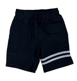 Mish Black/ Grey Taping Trim Infant Shorts