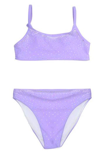 Mini Dreamers Celeste Crystal Purple Bikini