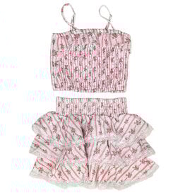 FBZ Roses Ribbon Skirt Set