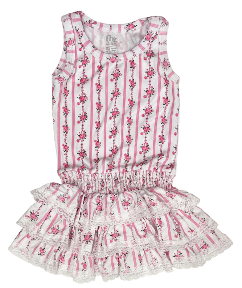 FBZ Roses Ribbon Dress