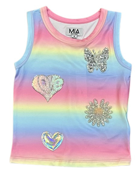 Mia Rainbow Icon Tank