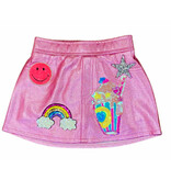 Mia Pink Metallic Skort