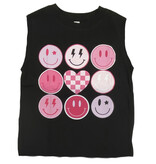 LbL Retro Smiley Heart Tank Top