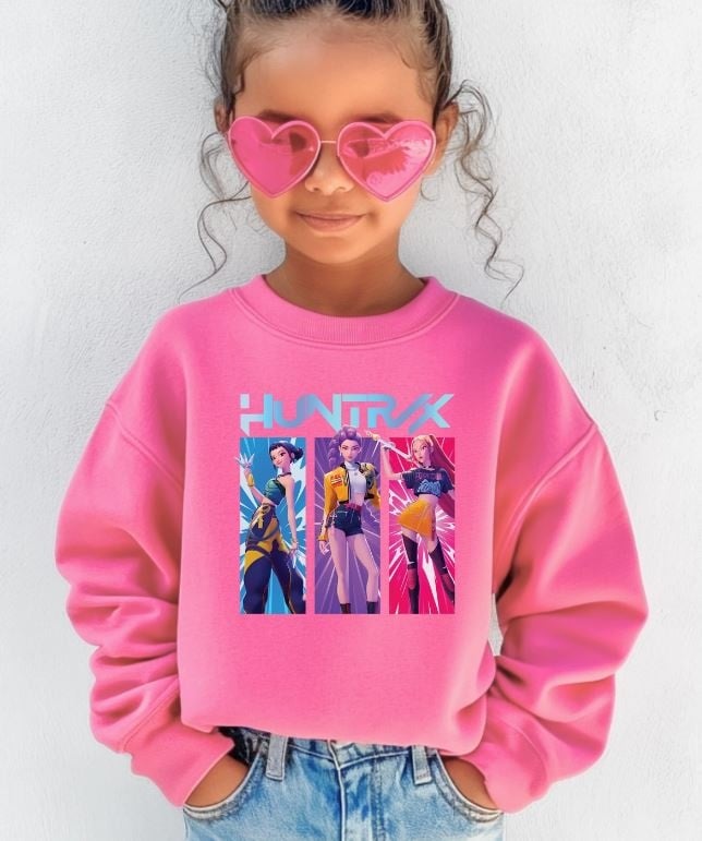 KPop Huntrx  Pink Sweatshirt