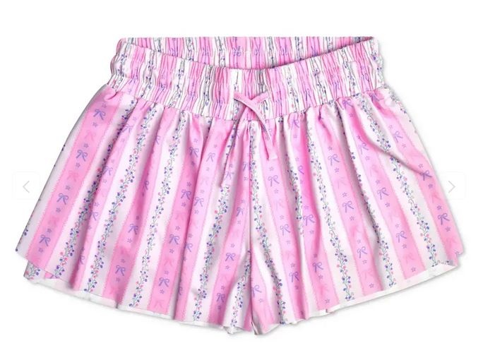 IScream Floral Bow Stripe Butterfly Shorts