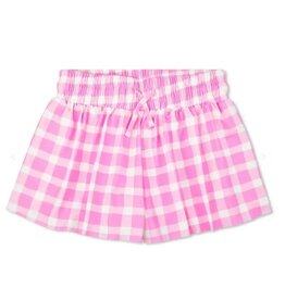 IScream Pink Gingham Butterfly Shorts