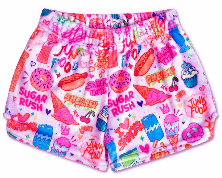 IScream Corey Paige Junk Food Plush Shorts