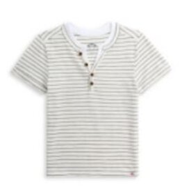 Appaman Lt Grey Stripe Hilltop Henley