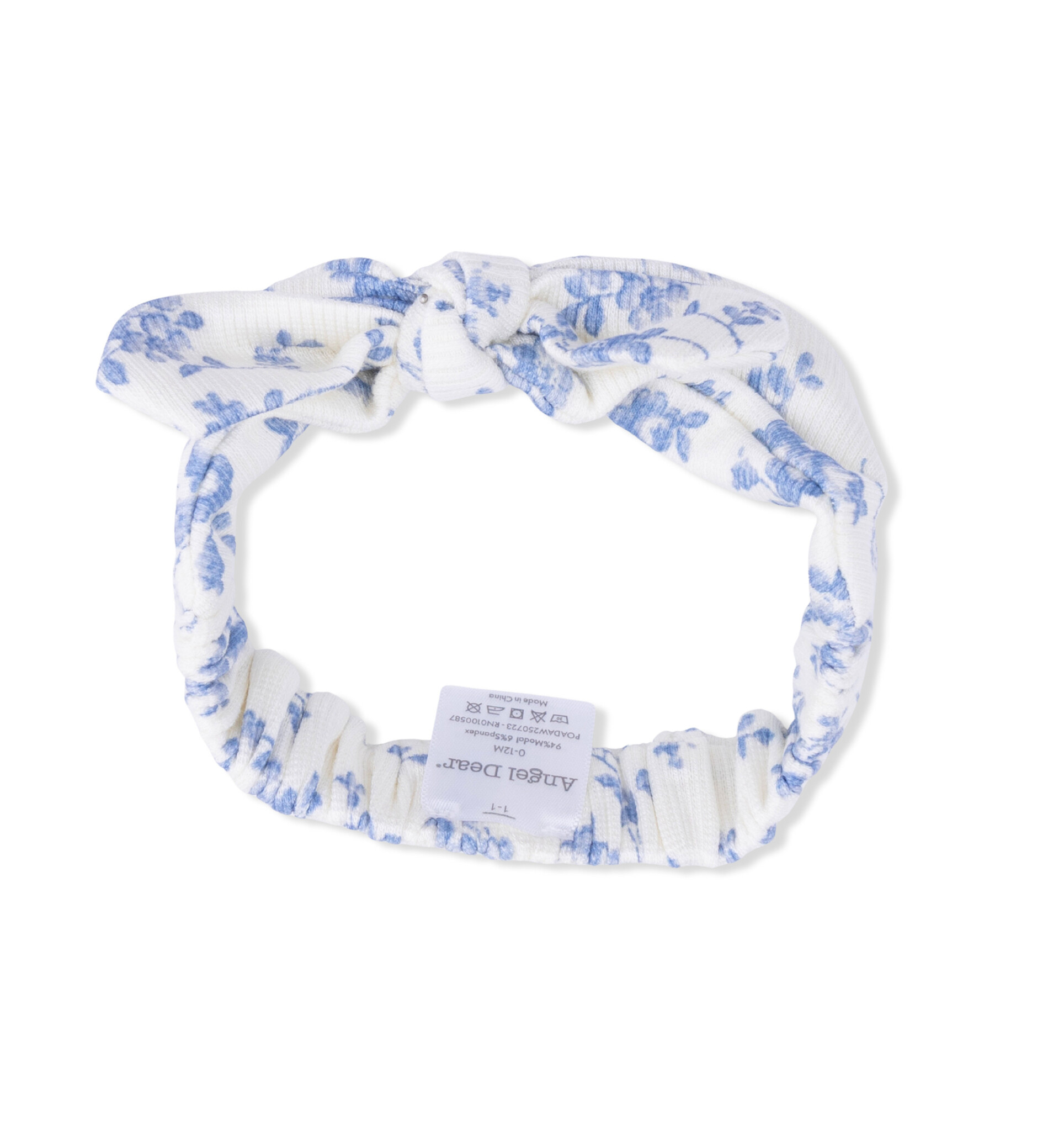 Angel Dear Blue Floral Vines Headband