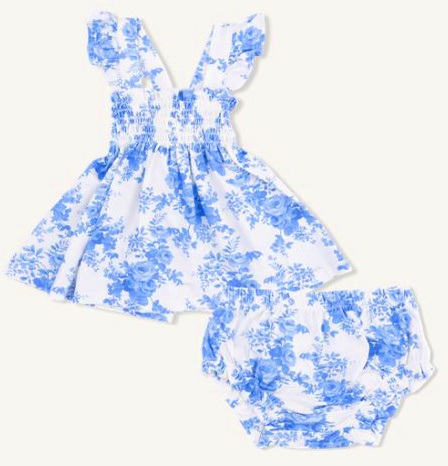 Angel Dear Blue Dream Cottage Toille Set