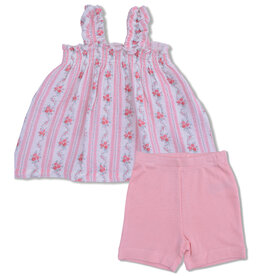 Angel Dear Winding Roses Gauze Short Set