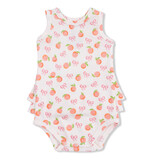 Angel Dear Little Peaches Ribbed Ruf back Onesie