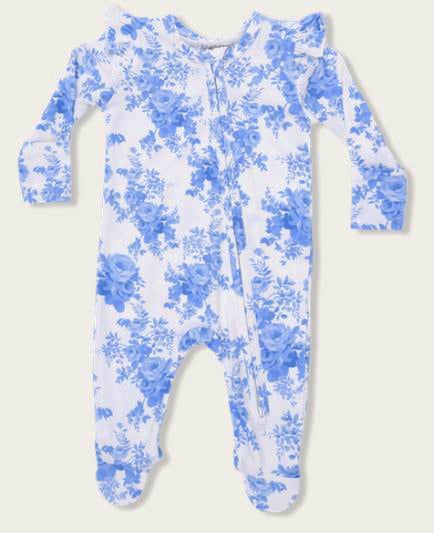 Angel Dear Blue Dream Cottage Toille Footie