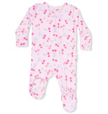 Angel Dear Sweet Bow Cherries Ruffle Back Footie