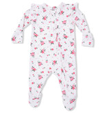 Angel Dear Pink Rosettes Footie