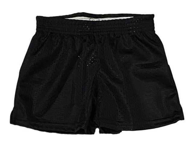 Dori Black Mesh Shorts