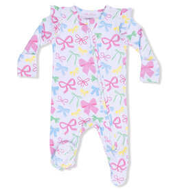 Angel Dear Sweet Multi Bows Footie