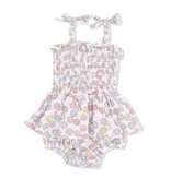 Angel Dear Sarah Floral Smocked Bubble