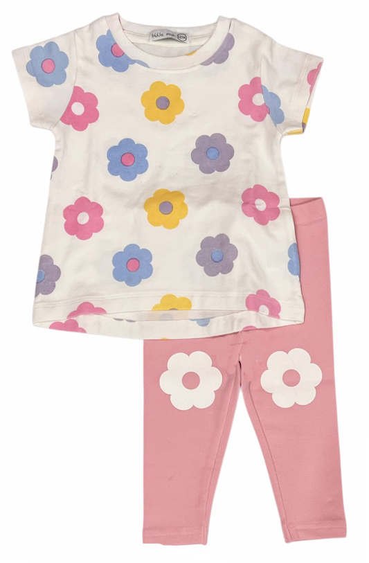 Little Mish Spring Daisy Legging Set