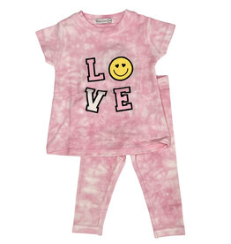 Little Mish Pink Cloud TD Love Inf Legging Set