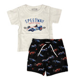 Little Mish Speedway Mesh Short Set