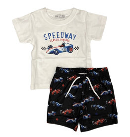 Little Mish Speedway Mesh Short Inf Set