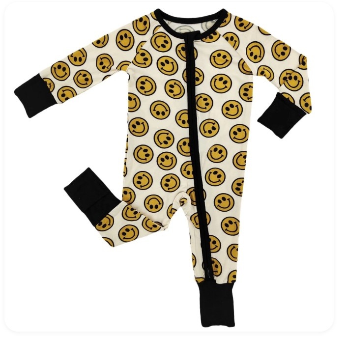 Happy Day Bamboo Flip Footie