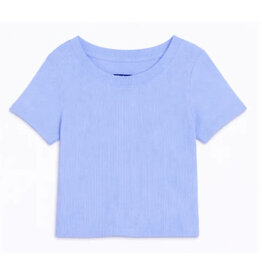 KatieJ NYC Serene Blue Livi SS Tee