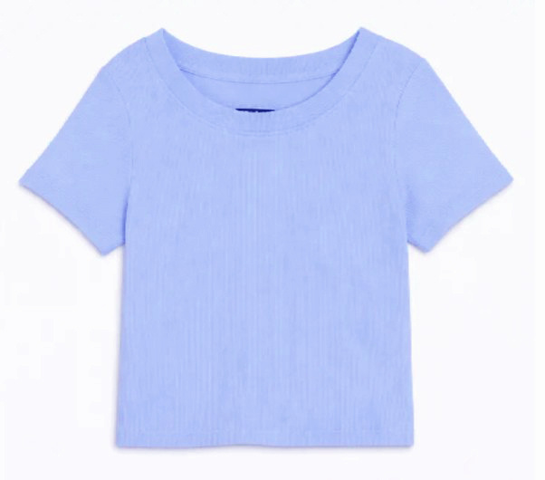 KatieJ NYC Serene Blue Livi SS Tee