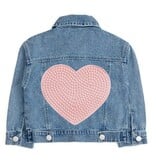 Sweet Winks Pearl Heart Denim Jacket
