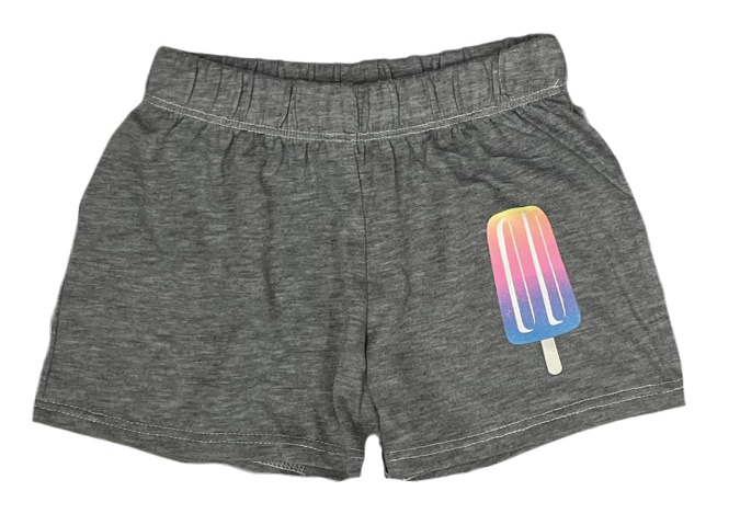 Firehouse Grey Candy Pop Shorts