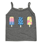 Firehouse Grey Ice Pop Ribbed Tank Top