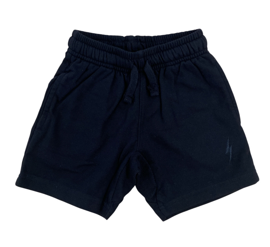 Mish Black Bolt Fr. Terry Inf Sweat Shorts