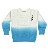 Mish Turq Dip Dye Bolt Fr Terry Inf Sweatshirt