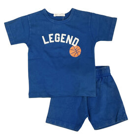Little Mish Cobalt Legend Basketball Short Set