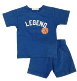 Little Mish Cobalt Legend Basketball Inf Short Set