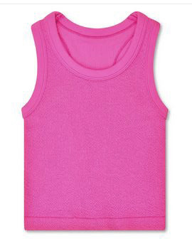 iScream Pretty Pink Smocked Racerback Tank