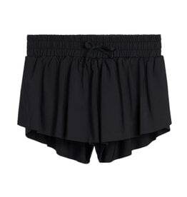 Suzette Black Fly Away Shorts