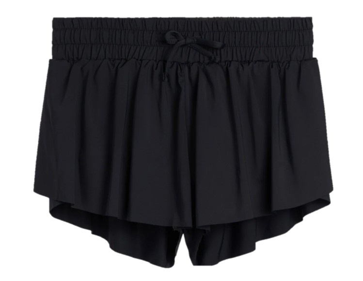 Suzette Black Fly Away Shorts
