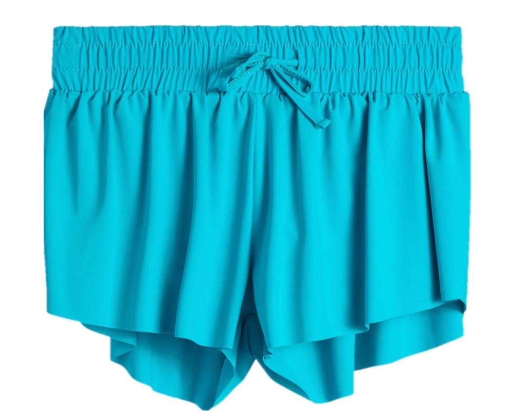 Suzette Turquoise Fly Away Shorts