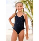 Limeapple Black Studded Swimsuit