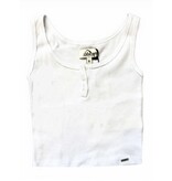 Jordache White Henley Tank Top