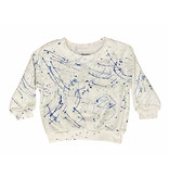 Cal Vintage Blue Splatter Infant Sweatshirt