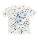 Cal Vintage Blue Splatter SS Tee