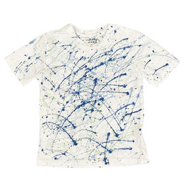 Cal Vintage Blue Splatter SS Tee