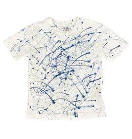 Cal Vintage Blue Splatter Infant SS Tee