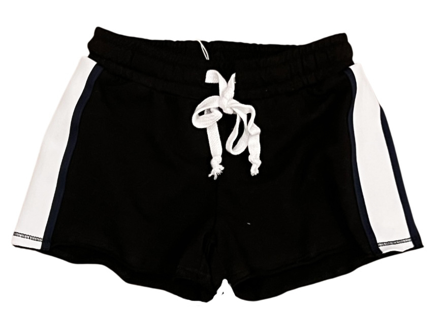 T2Love Black Athl. Stripe Shorts